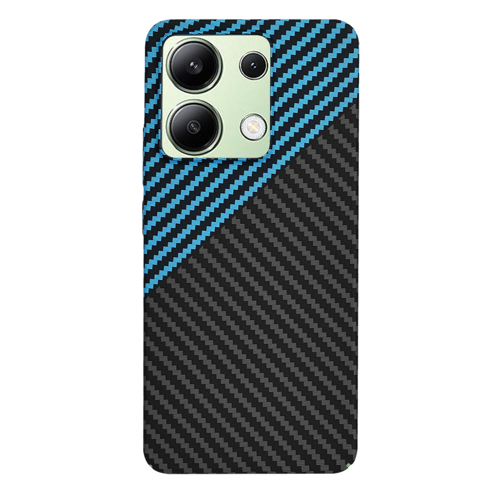 Husa de protectie Techsuit Carbonite FiberShell compatibil cu Xiaomi Redmi Note 13 4G, Albastru Pulse