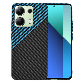 Husa de protectie Techsuit Carbonite FiberShell compatibil cu Xiaomi Redmi Note 13 4G, Albastru Pulse