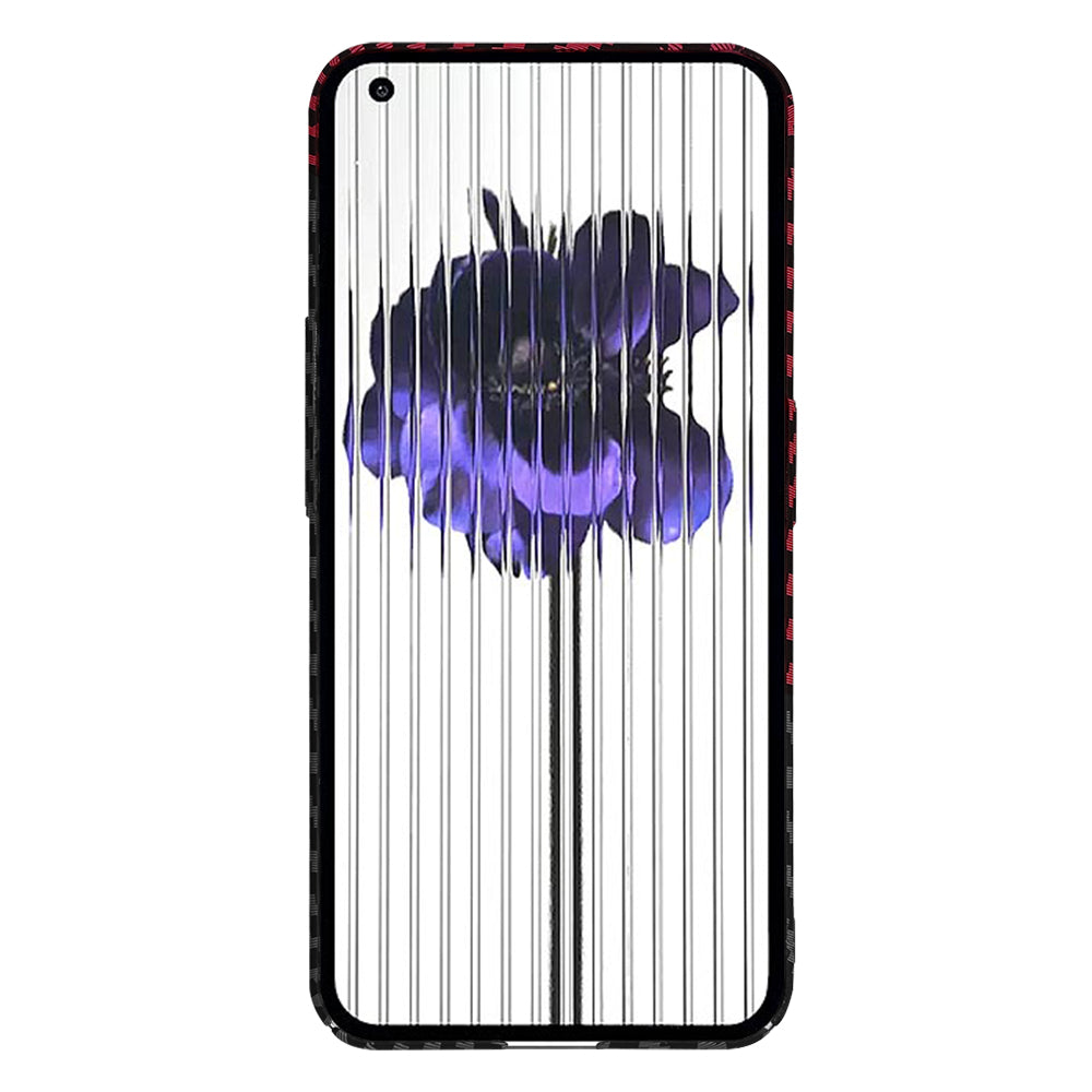 Husa de protectie Techsuit Carbonite FiberShell compatibil cu Nothing Phone (1), Rosu Vortex
