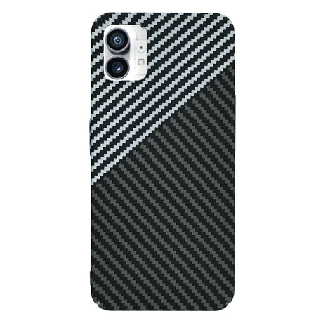 Husa de protectie Techsuit Carbonite FiberShell compatibil cu Nothing Phone (1), Stealth Gray
