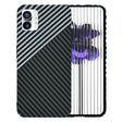 Husa de protectie Techsuit Carbonite FiberShell compatibil cu Nothing Phone (1), Stealth Gray