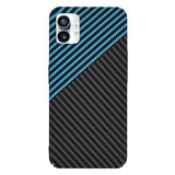 Husa de protectie Techsuit Carbonite FiberShell compatibil cu Nothing Phone (1), Albastru Pulse