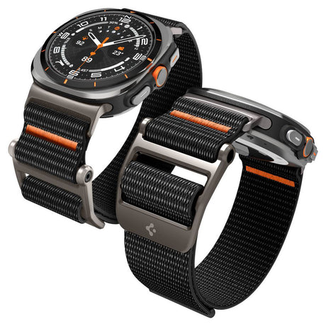 Accesoriu smartwatch Spigen DuraPro Flex (AMP08773) compatibil cu Samsung Galaxy Watch Ultra 47mm, Negru