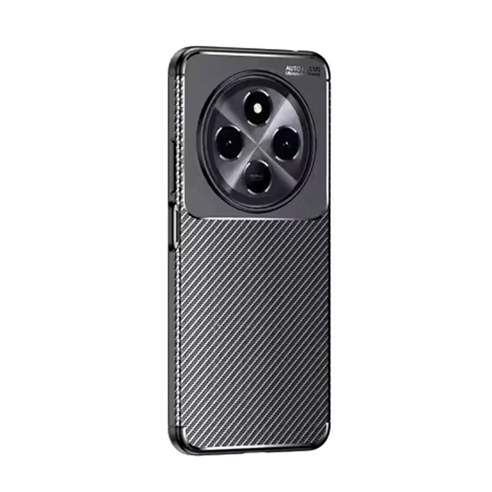 Husa de protectie Techsuit CarbonFiber compatibil cu Xiaomi Redmi 14C / Poco C75, Negru