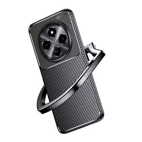 Husa de protectie Techsuit CarbonFiber compatibil cu Xiaomi Redmi 14C / Poco C75, Negru