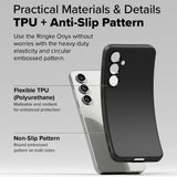 Husa de protectie Ringke Onyx compatibil cu Samsung Galaxy S24 FE, Negru