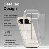 Husa de protectie Ringke Fusion compatibil cu Google Pixel 9 / 9 Pro, Transparent