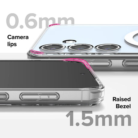 Husa de protectie Ringke Fusion MagSafe compatibil cu Samsung Galaxy S24 FE, Transparent