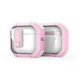 Casti Dux Ducis PECN Series Case, Apple AirPods 4, Roz / White