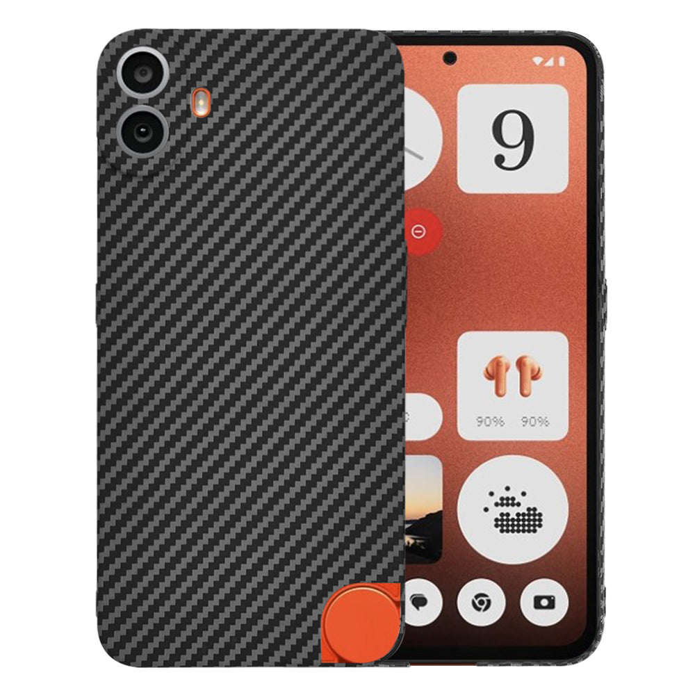 Husa de protectie Techsuit Carbonite FiberShell compatibil cu Nothing CMF Phone 1, Negru