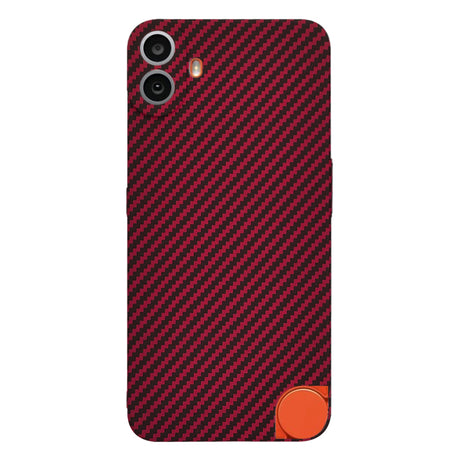 Husa de protectie Techsuit Carbonite FiberShell compatibil cu Nothing CMF Phone 1, Rosu