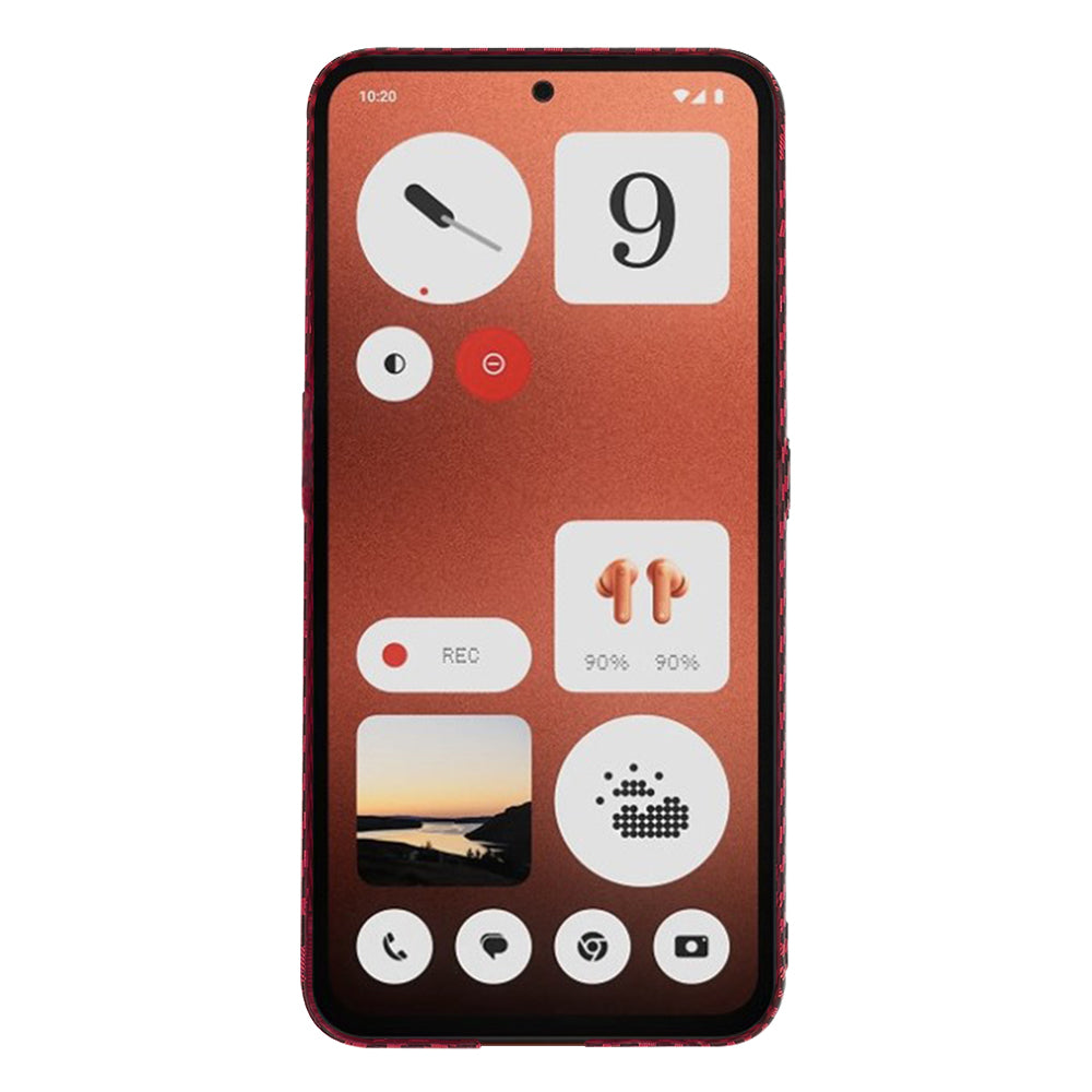 Husa de protectie Techsuit Carbonite FiberShell compatibil cu Nothing CMF Phone 1, Rosu