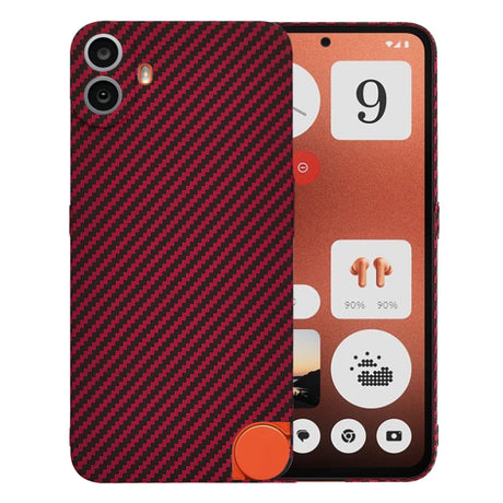 Husa de protectie Techsuit Carbonite FiberShell compatibil cu Nothing CMF Phone 1, Rosu