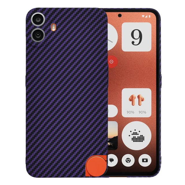 Husa de protectie Techsuit Carbonite FiberShell compatibil cu Nothing CMF Phone 1, Mov