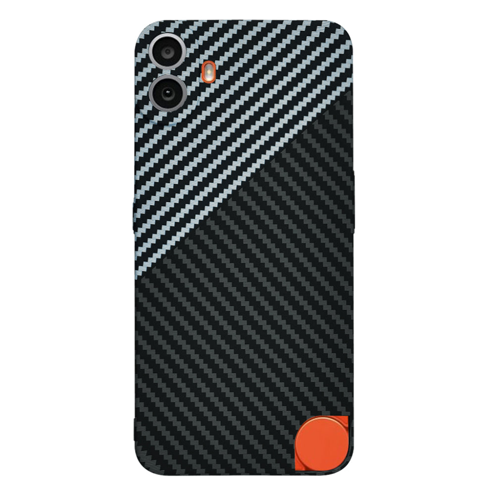 Husa de protectie Techsuit Carbonite FiberShell compatibil cu Nothing CMF Phone 1, Stealth Gray
