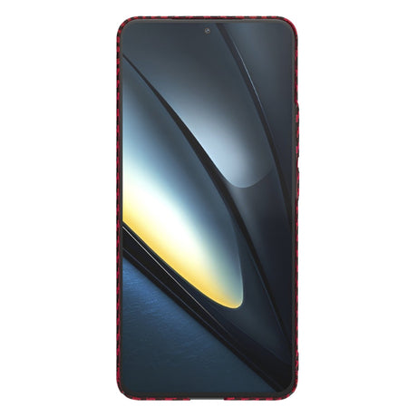 Husa de protectie Techsuit Carbonite FiberShell compatibil cu Xiaomi Poco F6 Pro, Rosu
