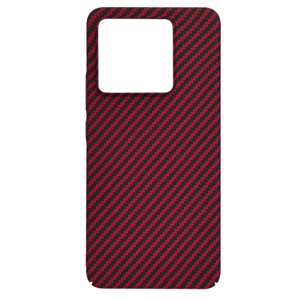 Husa de protectie Techsuit Carbonite FiberShell compatibil cu Xiaomi 14T, Rosu