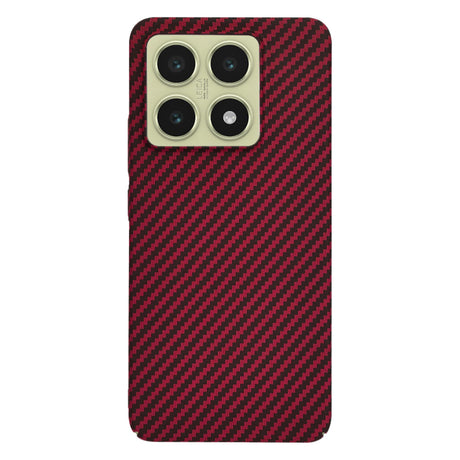 Husa de protectie Techsuit Carbonite FiberShell compatibil cu Xiaomi 14T, Rosu