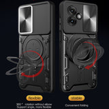 Husa de protectie Techsuit CamGuard Pro compatibil cu Motorola Moto G55, Roz Auriu