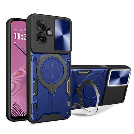 Husa de protectie Techsuit CamGuard Pro compatibil cu Motorola Moto G55, Albastru