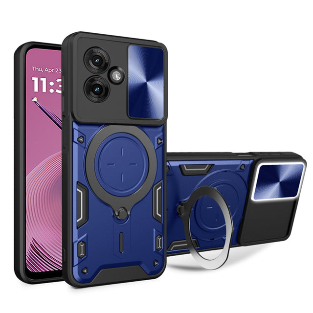 Husa de protectie Techsuit CamGuard Pro compatibil cu Motorola Moto G55, Albastru