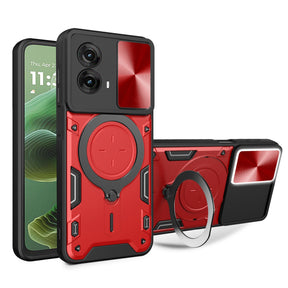 Husa de protectie Techsuit CamGuard Pro compatibil cu Motorola Moto G35, Rosu