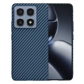 Husa de protectie Techsuit Carbonite FiberShell compatibil cu Xiaomi 14T Pro, Cyan