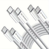 Cablu Techsuit (PCB114D), for Apple, Android, Type-C, Super Fast Charging, PD60W, Flexible, Durable, 1m, Roz