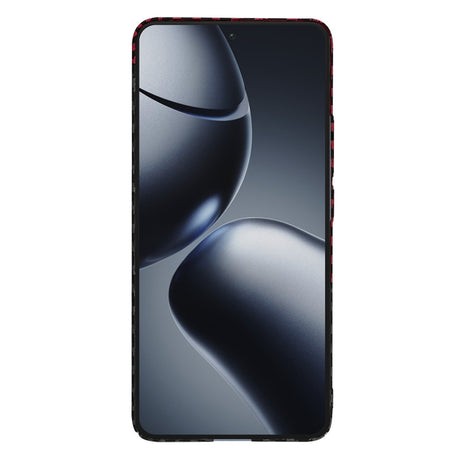 Husa de protectie Techsuit Carbonite FiberShell compatibil cu Xiaomi 14T Pro, Rosu Vortex