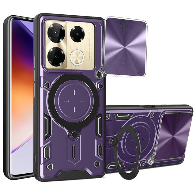 Husa de protectie Techsuit CamGuard Pro compatibil cu Infinix Note 40 Pro+, Mov