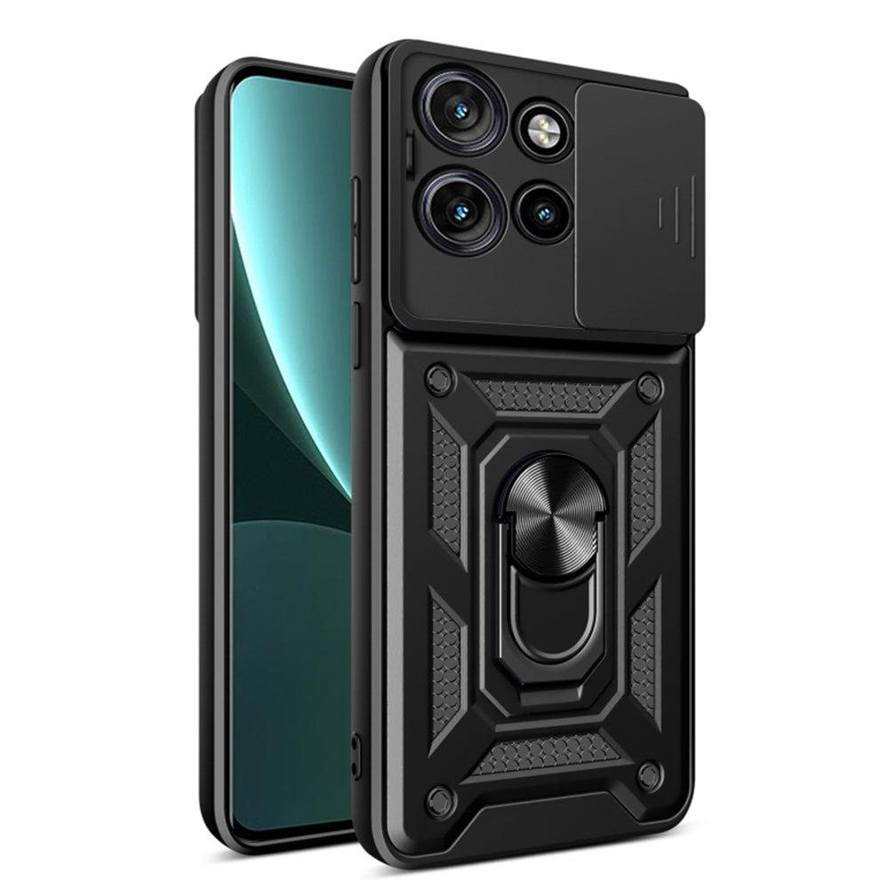 Husa de protectie Techsuit CamShield Series compatibil cu Motorola Edge 50 Neo / Edge 60 Neo / Motorola ThinkPhone 25, Negru