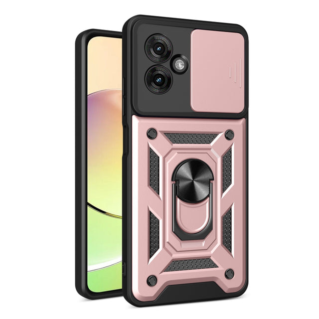 Husa de protectie Techsuit CamShield Series compatibil cu Motorola Moto G55, Roz Auriu