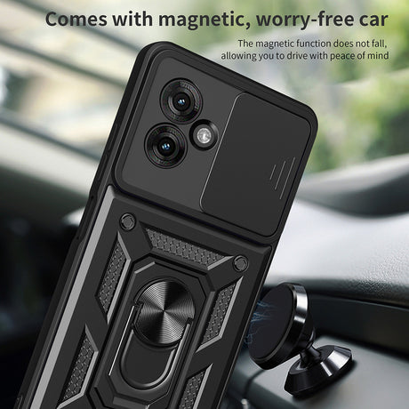 Husa de protectie Techsuit CamShield Series compatibil cu Motorola Moto G55, Roz Auriu