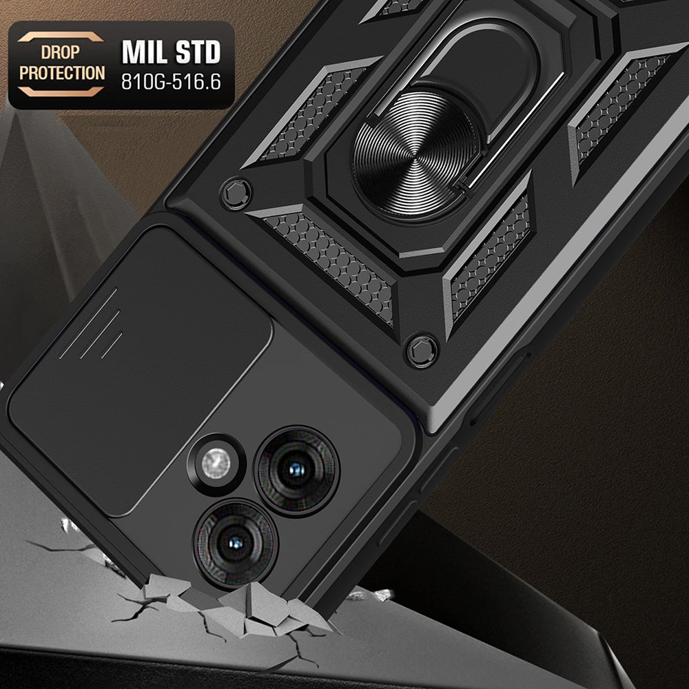 Husa de protectie Techsuit CamShield Series compatibil cu Motorola Moto G55, Negru