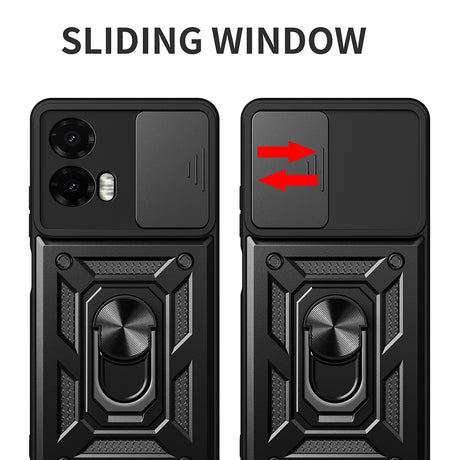 Husa de protectie Techsuit CamShield Series compatibil cu Motorola Moto G35, Negru