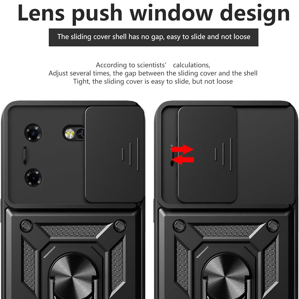 Husa de protectie Techsuit CamShield Series compatibil cu Tecno Pova 5 Pro, Negru