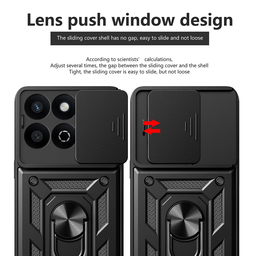 Husa de protectie Techsuit CamShield Series compatibil cu Honor 200 Smart / X7c, Negru