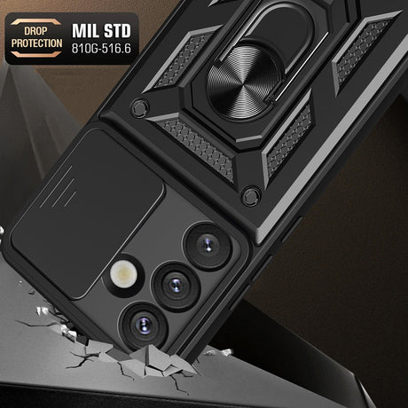 Husa de protectie Techsuit CamShield Series compatibil cu Samsung Galaxy S25, Negru