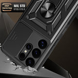 Husa de protectie Techsuit CamShield Series compatibil cu Samsung Galaxy S25 Ultra, Albastru