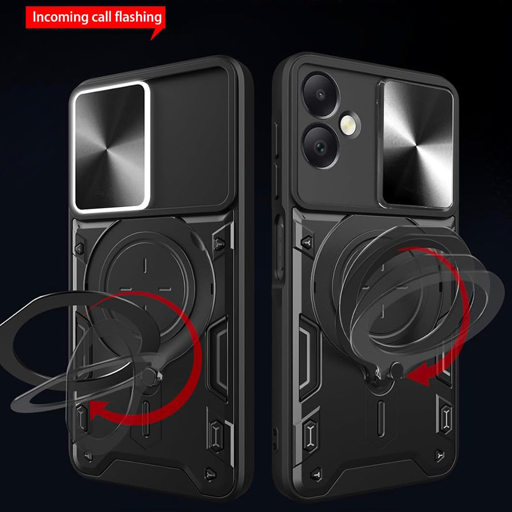 Husa de protectie Techsuit CamGuard Pro compatibil cu Honor 200 Smart / X7c, Negru