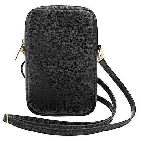 Geanta Guess Universal Phone Pouch Zip Triangle 4G (GUWBZPGSTEGK), Universal, Adjustable Strap, Zip Closure, Negru