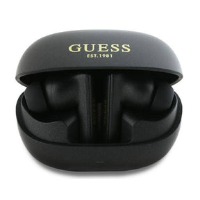 Casti Guess Capsule Printed Logo (GUTWST88MCTGK), In-Ear, Bluetooth, TWS, Negru