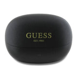 Casti Guess Capsule Printed Logo (GUTWST88MCTGK), In-Ear, Bluetooth, TWS, Negru