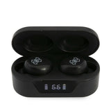 Casti Guess (GUTWST31EK), Bluetooth 5.0, TWS, USB-C, with LED Display, Docking Station, IPX4, Negru