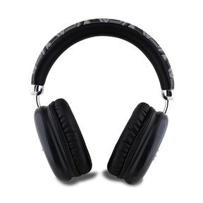 Casti Guess Wireless GCUBE Metallic Script Logo (GUBHK1GCTCSK), Over-ear Headset, Bluetooth 5.3, 400mAh, Negru