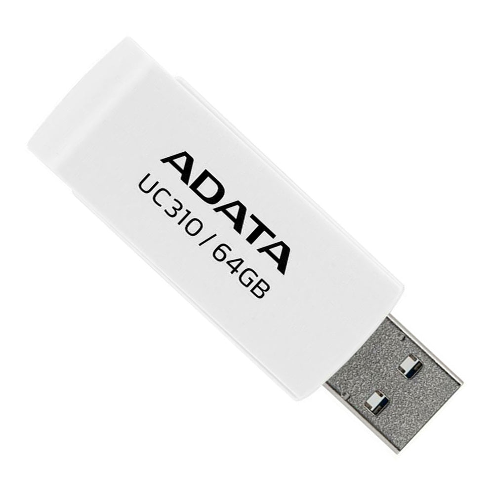 Stick de Memorie Adata UC310 (UC310-64G-RWH), USB 3.2, 64GB, Alb