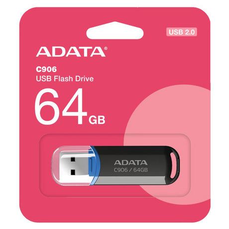 Stick de Memorie Adata AC906 64GB USB 2.0 Negru