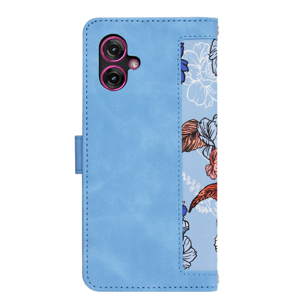 Husa de protectie Techsuit FlipCraft compatibil cu Motorola Moto G55, Vibrant Blue