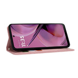Husa de protectie Techsuit FlipCraft compatibil cu Motorola Moto G55, Sweetheart Pink