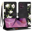 Husa de protectie Techsuit FlipCraft compatibil cu Motorola Moto G55, Flowers of the Dawn